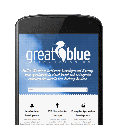 A mobile-optimized application displayed on a phone